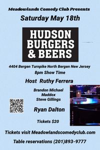 Meadowlands Comedy Club @Hudson Burgers and Beers 