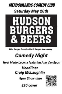 Comedy Night @ Hudson Burgers and Beers 