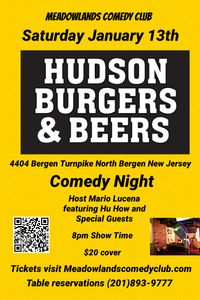 Comedy Night at Hudson Burgers and Beers