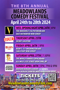 Meadowlands Comedy Festival Comedy Show and After Party 