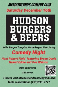Comedy Night at Hudson Burgers and Beers 
