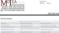International Society for the Study of Greek and Roman Music and Its Cultural Heritage