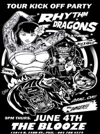 Rhythm Dragons at the Blooze Bar! - Tour Kick Off Show