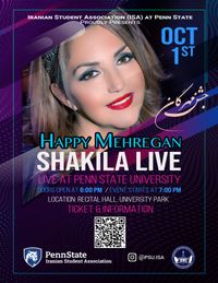 Shakila Live in Concert at Penn State University