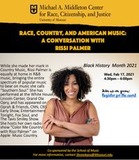 Race, Country, and American Music: A Conversation with Rissi Palmer 