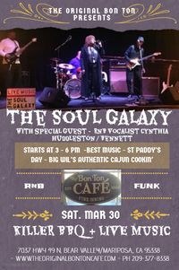 The Original Bon Ton Cafe presents The Soul Galaxy w Cynthia Huddleston/Bennett