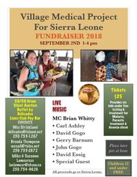 Sierra Leone Fund Raiser