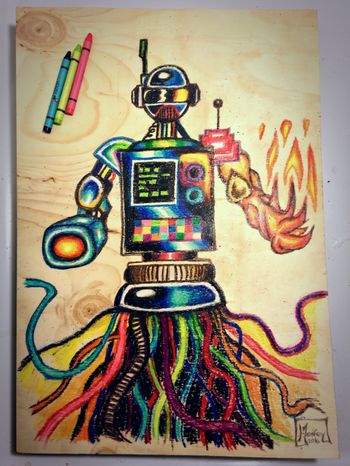 Art Party Robot
