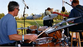 Ray Genovese, Bart Broadnax & Gary from the backstage view " A Taste Of Yorba Linda" 2003
