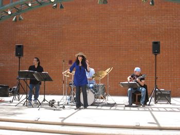 Crop Hunger Walk Fullerton California 4/26/09. Keys: Ron Kobayashi Vocals: Debi Raven Drums: Scott Ickes
