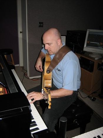Gary in the studio 2007.
