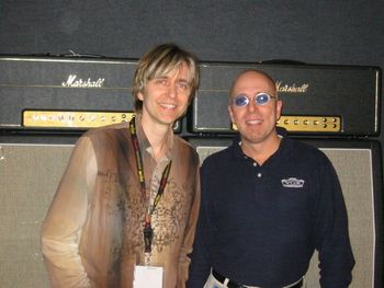 Gary & Guitarist Eric Johnson
