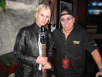 Gary w/ guitarist John 5
