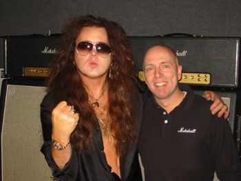 Gary w Guitar Master Yngwie Malmsteen
