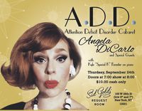 A.D.D. Cabaret with Angela DiCarlo