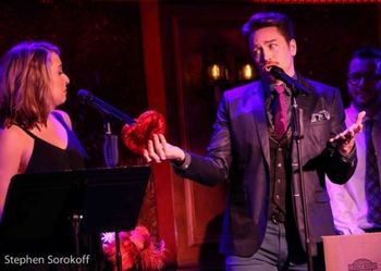 Jessica Vosk & BCR during "If It Only Even Runs A Minute" at 54 Below
