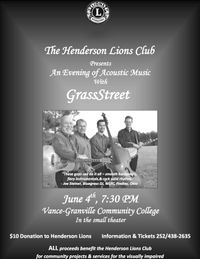 Henderson Lions Club Benefit Concert