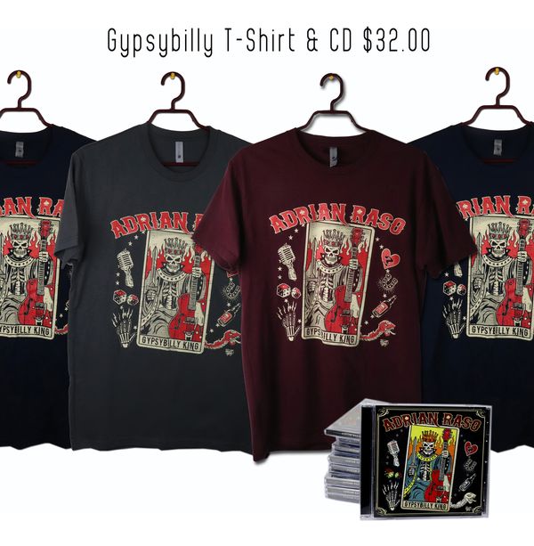 Gypsybilly King CD and T-Shirt