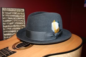 Blue Steel Fedora ~ take note of the perfect feather! ~
