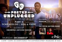 PHENOM live in Milwaukee for POETRY UNPLUGGED