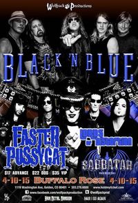 BLACK ‘n BLUE w/ Faster Pussycat, Sabbatar & Lords Of Distortion