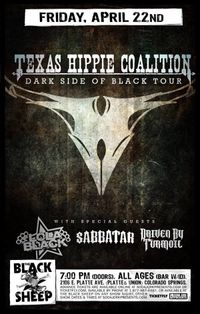 Texas Hippie Coalition w/ Lola Black, Sabbatar, and Driven By Turmoil