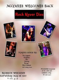 Rock Never Dies at McClure's Saloon