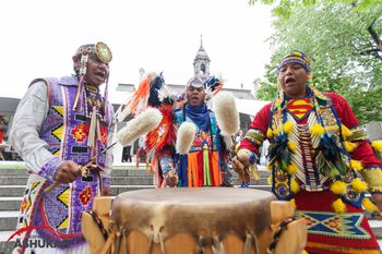 The Sinquah Family truly represent! Espace Culturel Ashukan 5th Mixed Arts Festival June 16-18, 2017 Montreal, QC  © Espace Culturel Ashukan, Red Works Photograhy — in Montreal, Quebec.
