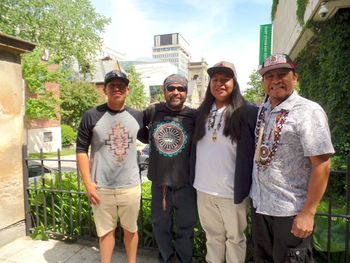 Hanging with my brothers, The Sinquah family in Montreal Canada - June 2017
