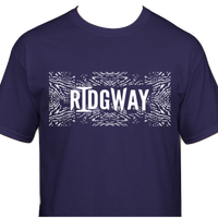 Purple "Ridgway" Logo 2 Color T-Shirt