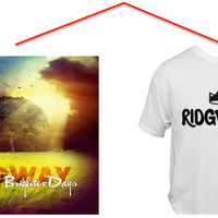 White "Ridgway" Crown Logo T-Shirt + Physical CD
