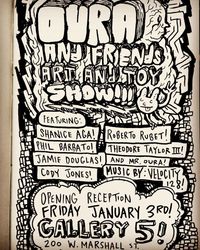 First Friday: Oura & Friends Art/Toy Show+Music