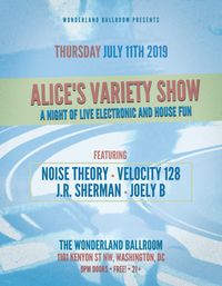 Alice's Variety Show: A Night of Live Electronic and House Fun