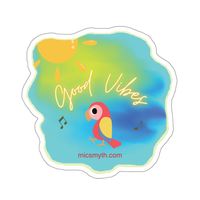 Mic Smyth Good Vibe Parrot Sticker