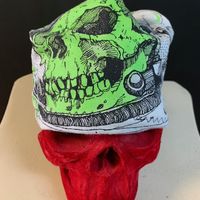 Head Gear Beanie Space Skull