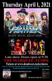DEAD WEST with Steel Panther Late Show General Admission 