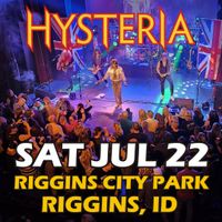 Hysteria at Riggins City Park, Riggins ID!