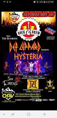 Hysteria Live at GH Rock and Brews concert!