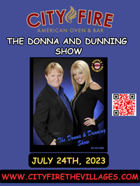 THE DONNA & DUNNING SHOW ( INTERACTIVE VOCAL AND COMEDY DINNER SHOW ( OPEN TO THE PUBLIC )   