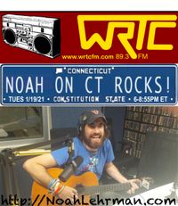 Noah Lehrman on 89.3 FM WRTC's CT Rocks! Radio w/ Bob DAprile
