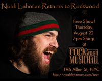 Noah Lehrman Returns to Rockwood Music Hall!