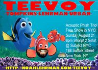 TeeVoY: Acoustic Phish (Tompkins/Lehrman/Urban) Free @ Subject NYC!