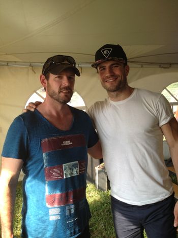 Jason with singer/songwriter Sam Hunt
