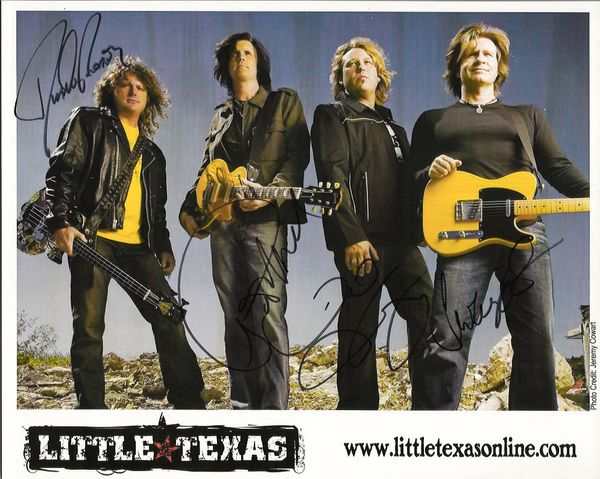 Autographed Little Texas 8 X 10 Color Photo