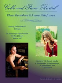 Elena Korableva and Laura Villafranca recital