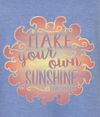 Make Your Own Sunshine Ladies Scoop Neck Tee - BLUE