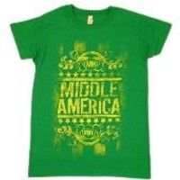 Middle America Ladies Tee - GREEN