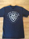 Navy/Gray "What I Do" T-Shirt