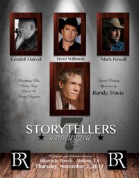 Storytellers Unplugged: Randy Travis, Kendell Marvel, Trent Willmon, Mark Powell