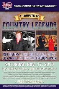 Red Higgins Tribute to the Legends of Country Music